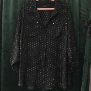 Polka dot blouse